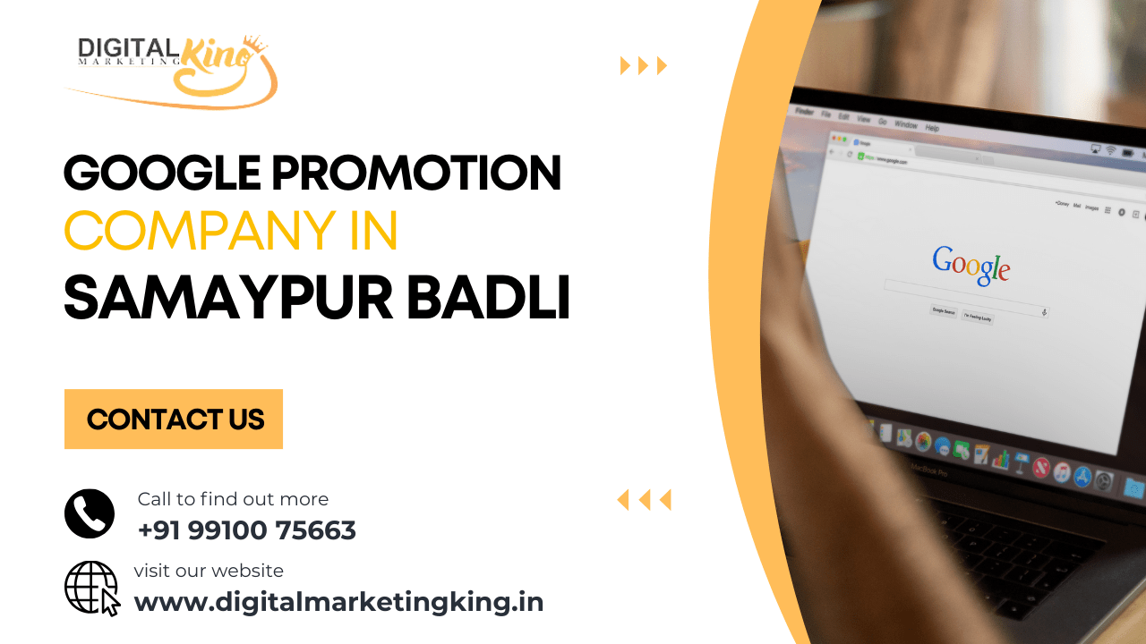 Google Promotion Company in Samaypur Badli