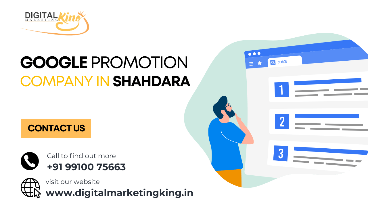 Google Promotion Company in Shahdara