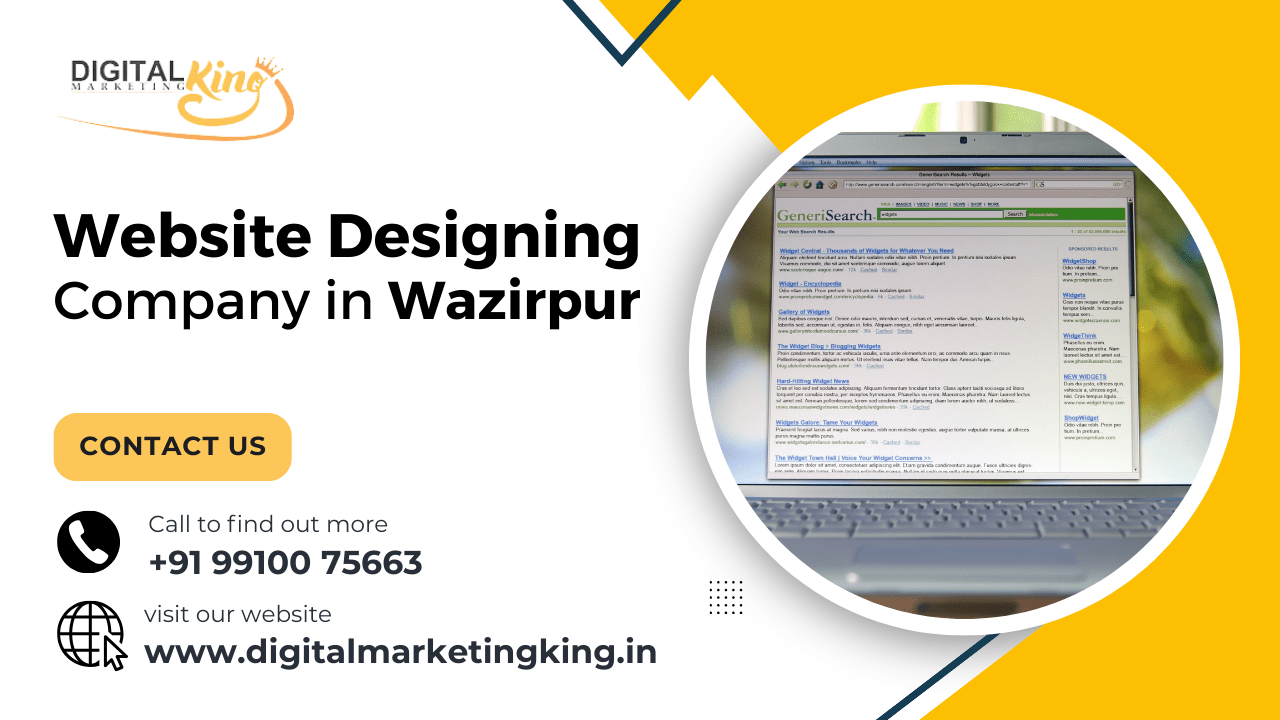 Website Designing Company in Wazirpur