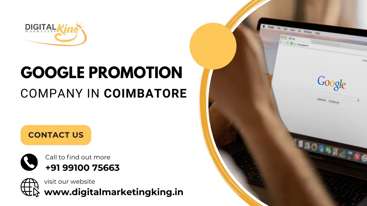 Google Promotion Company in Coimbatore