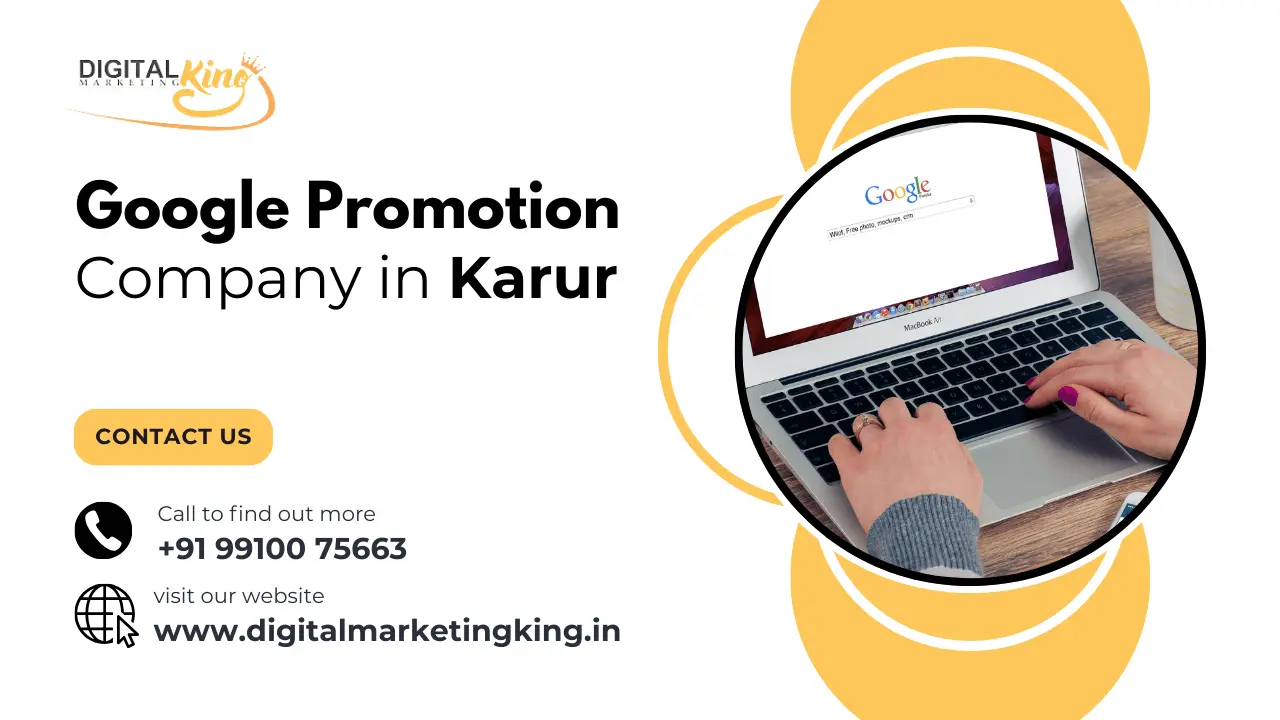 Google Promotion Company in Karur