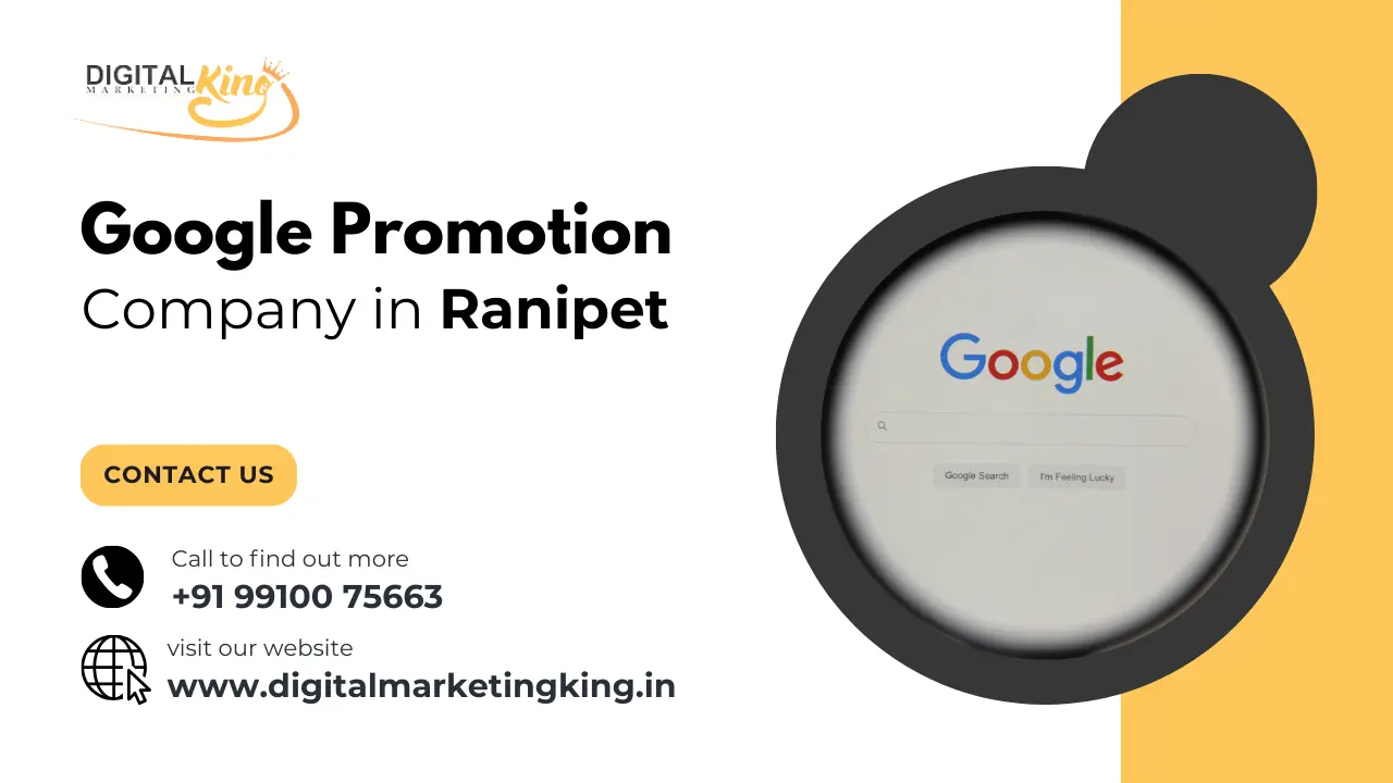 Google Promotion Company in Ranipet