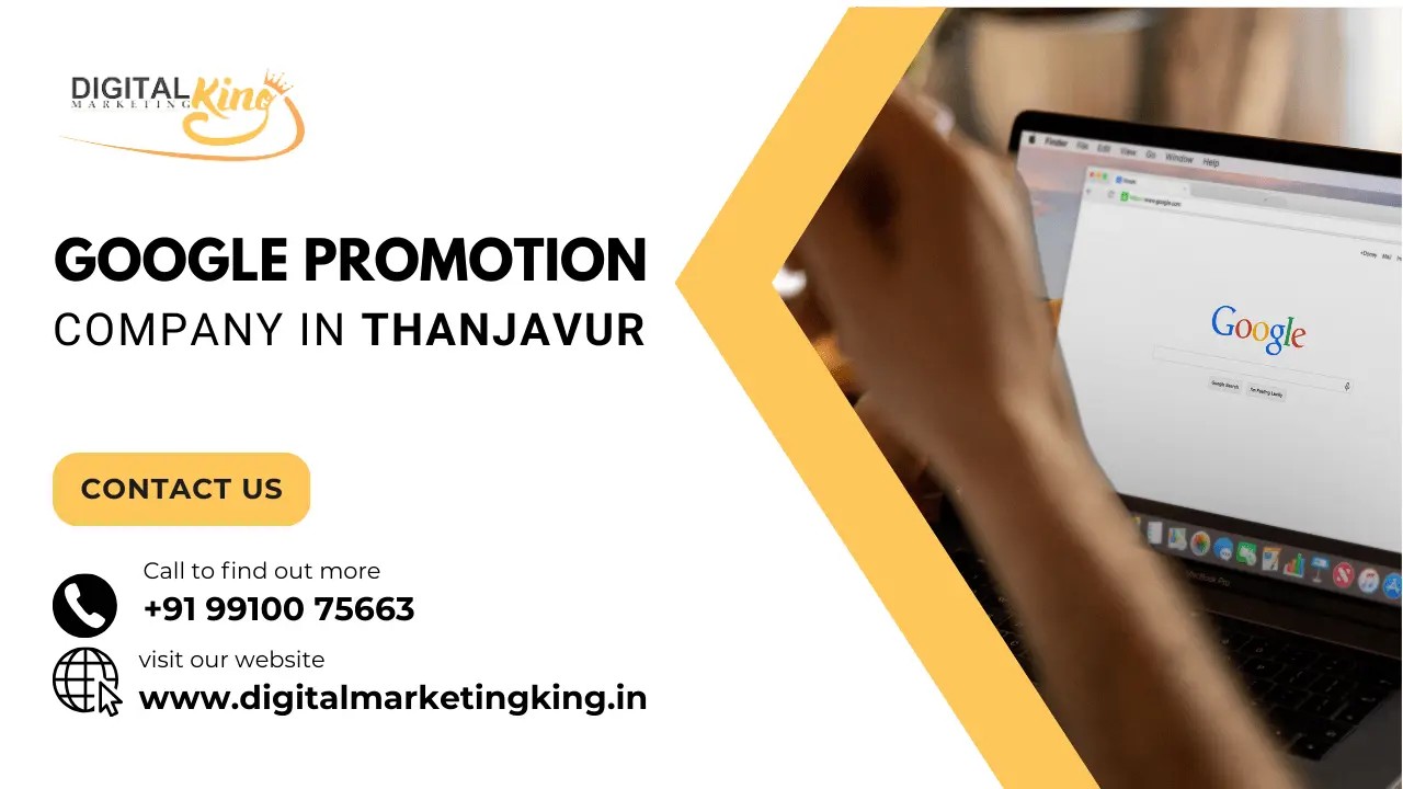 Google Promotion Company in Thanjavur