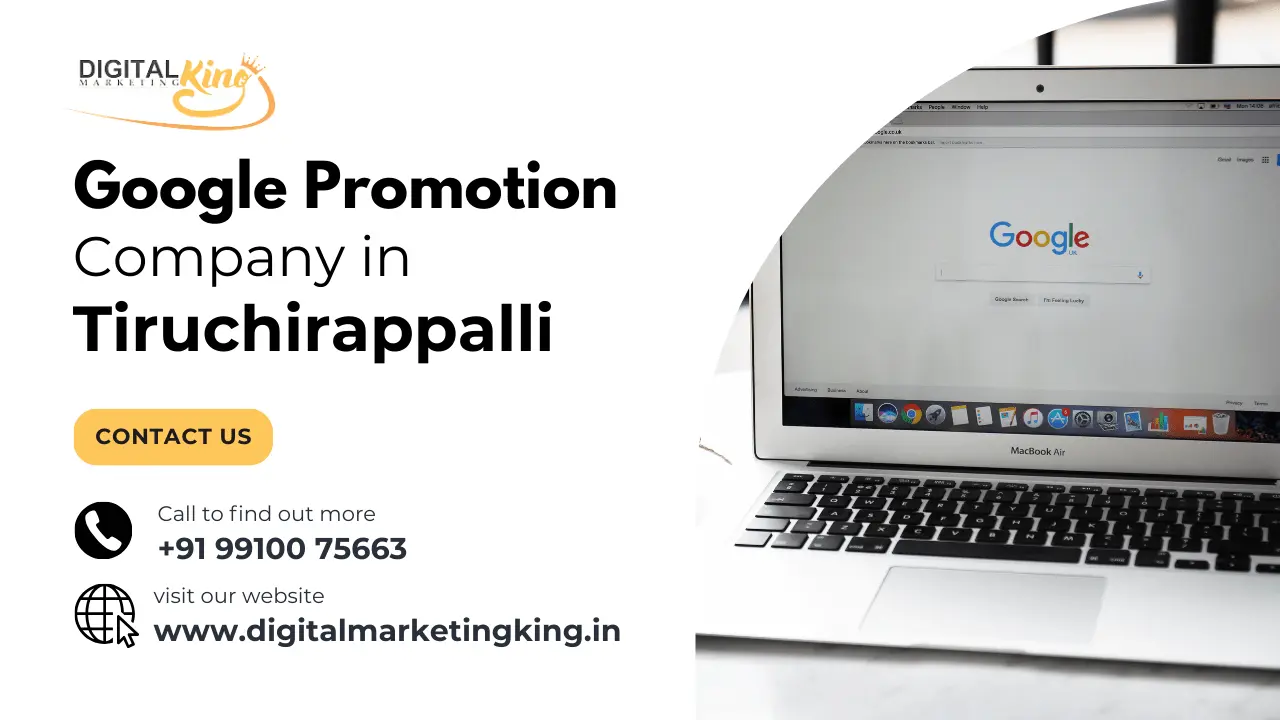 Google Promotion Company in Tiruchirappalli