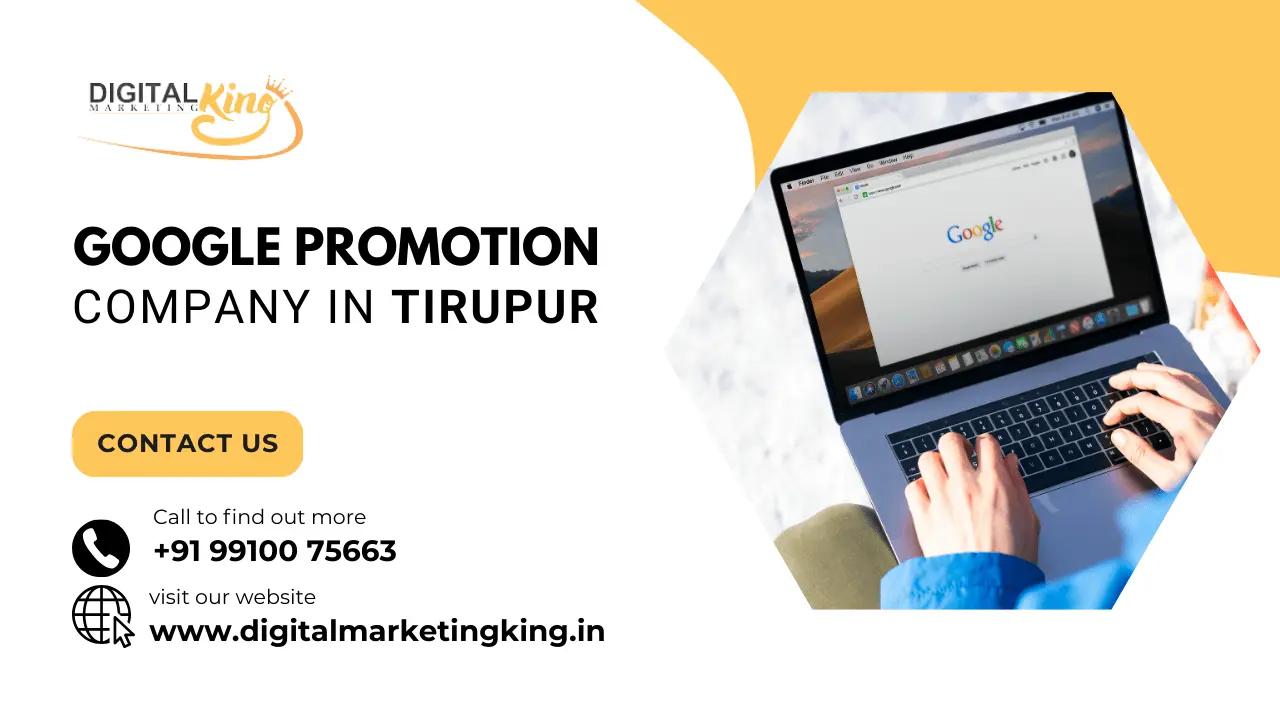 Google Promotion Company in Tirupur