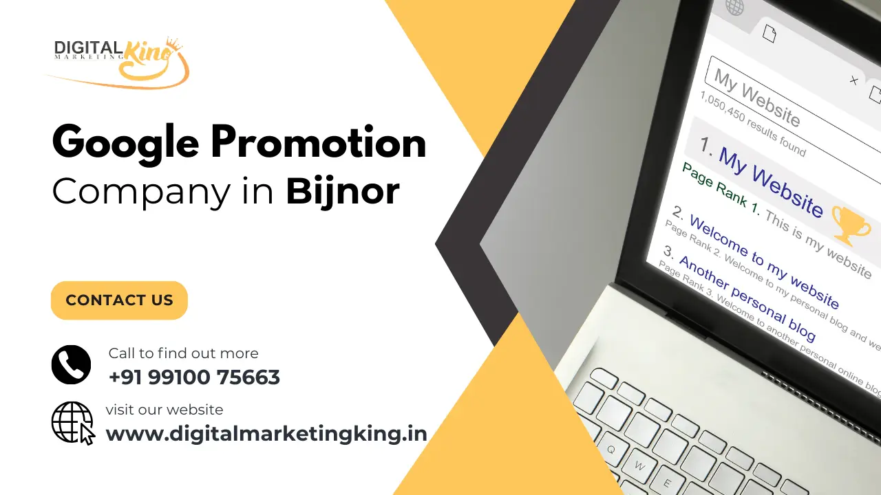 Google Promotion Company in Bijnor