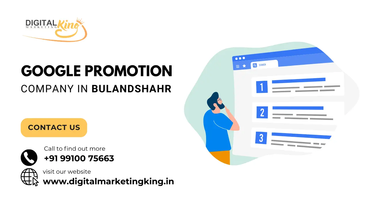 Google Promotion Company in Bulandshahr