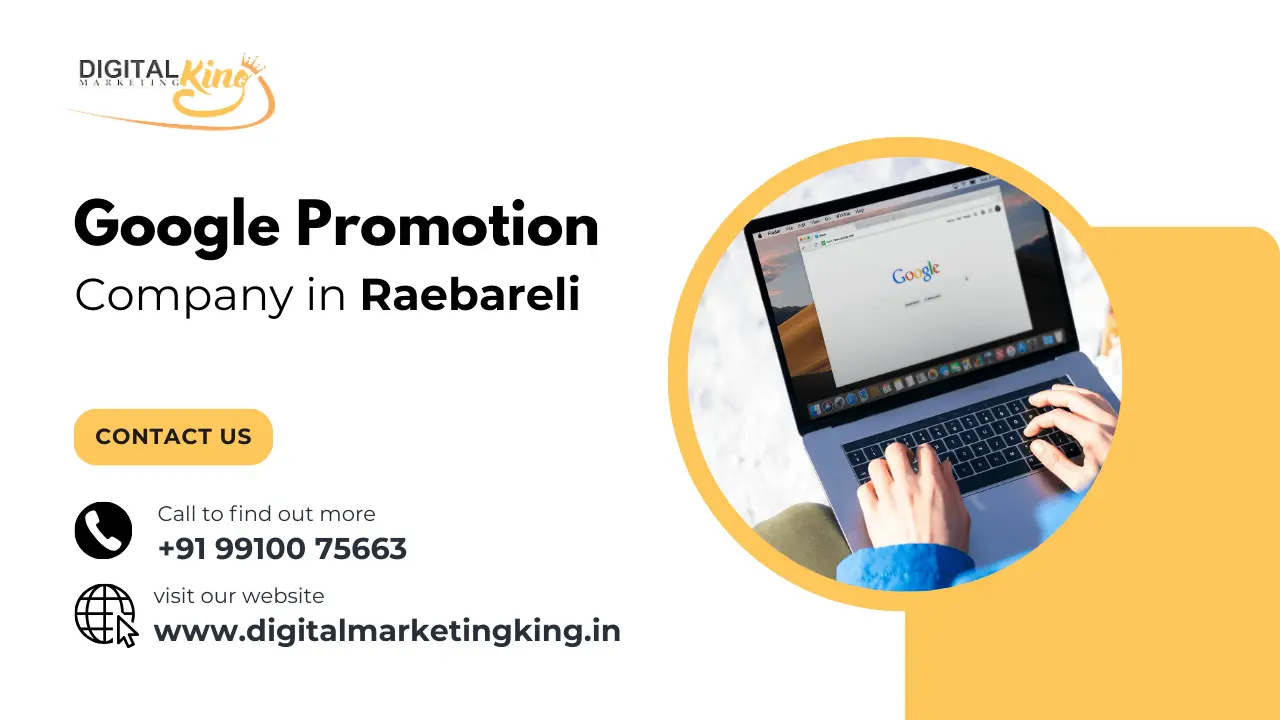 Google Promotion Company in Raebareli