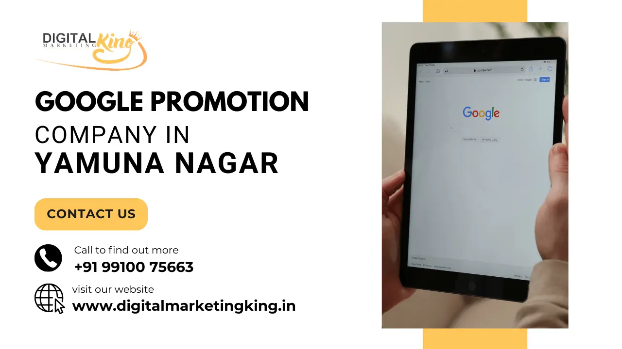 Google Promotion Company in Yamuna Nagar