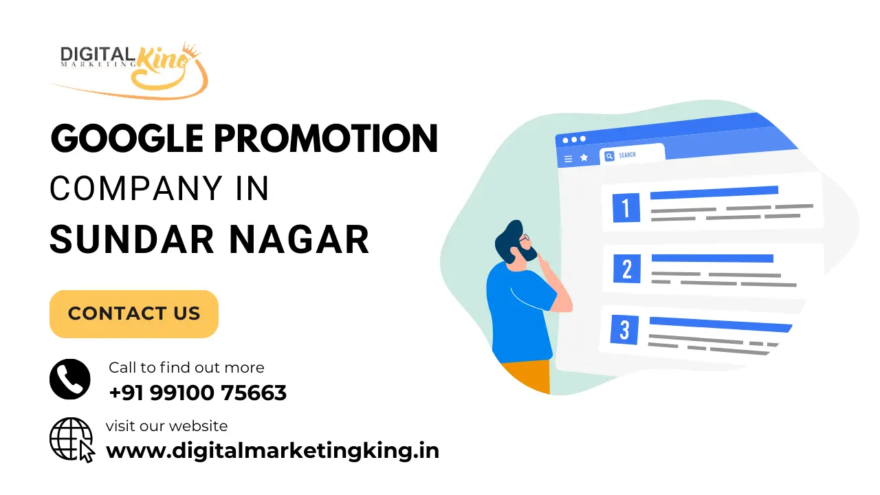 Google Promotion Company in Sunder Nagar