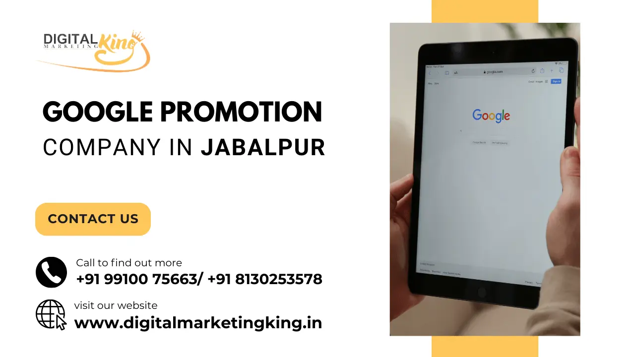 Google Promotion Company in Jabalpur