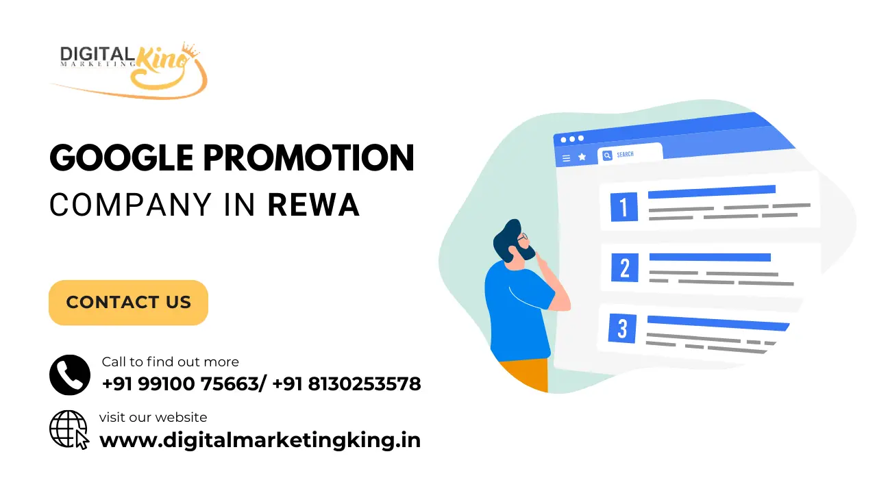Google Promotion Company in Rewa