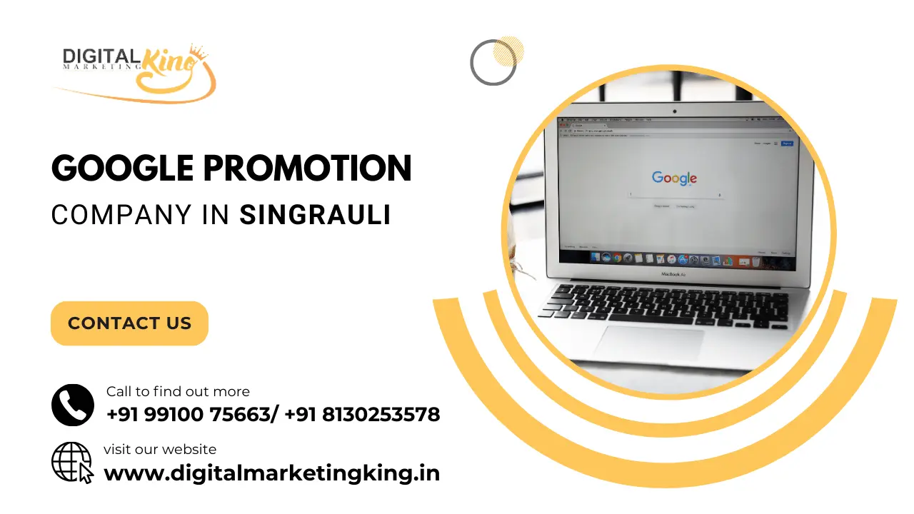 Google Promotion Company in Singrauli