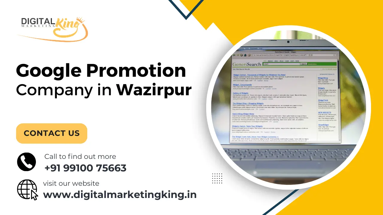 Google Promotion Company in Wazirpur